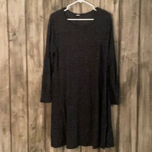 Old Navy large heather gray long sleeve dress